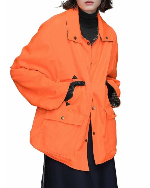 Maison Margiela Orange Reversible Sports Jacket