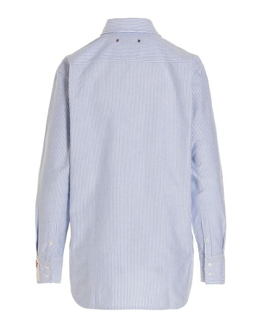 Golden Goose Deluxe Brand Blue Shirt