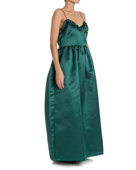 Vivetta Green Ankara Dress