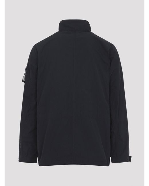 Stone Island Blue Polyester Jacket for men