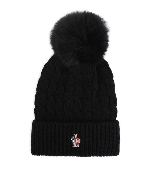 Moncler Black Beanie