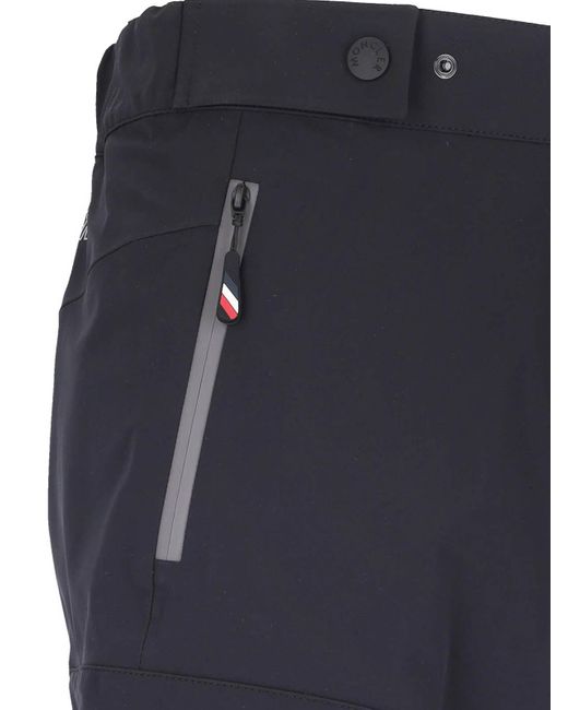 Moncler Blue Large Multitish Trousers for men