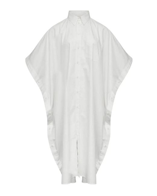 MM6 by Maison Margiela White Midi Dress