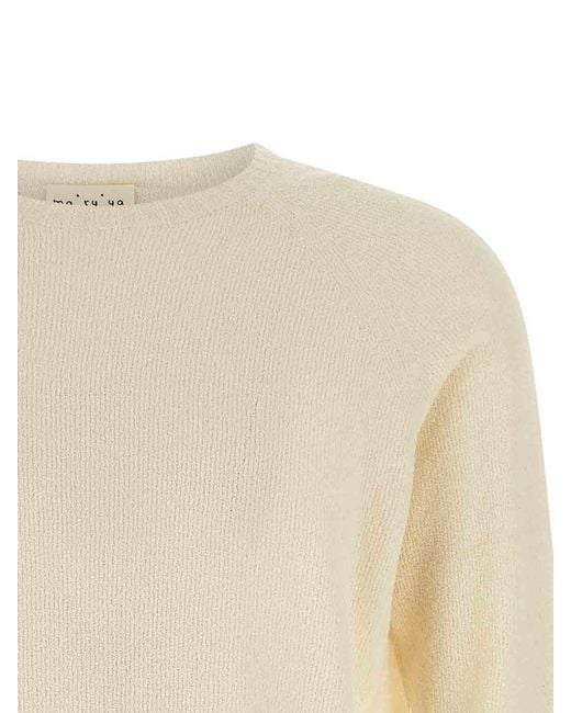 Ma'ry'ya Natural Spongy Effect Sweater for men