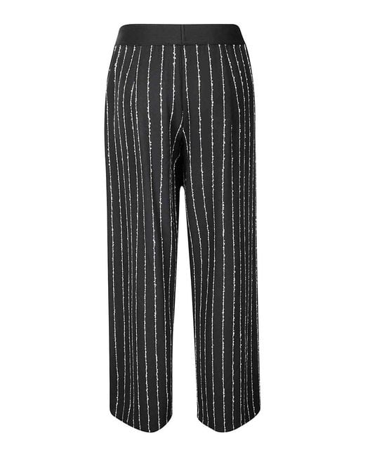 Maria Calderara Black Wide And Long Pants