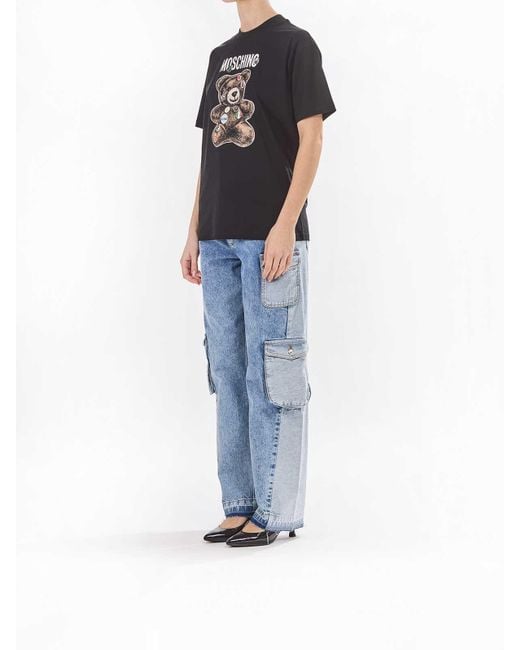 Moschino Black Large Bear T-Shirt