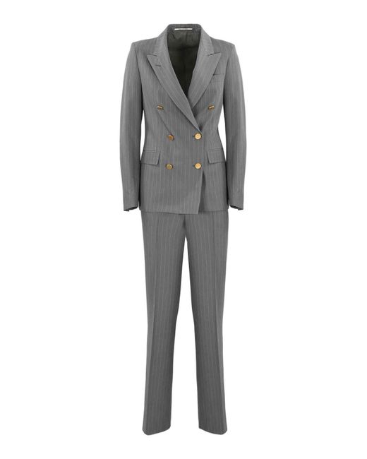 Tagliatore Gray Pinstripe T-paris Suit