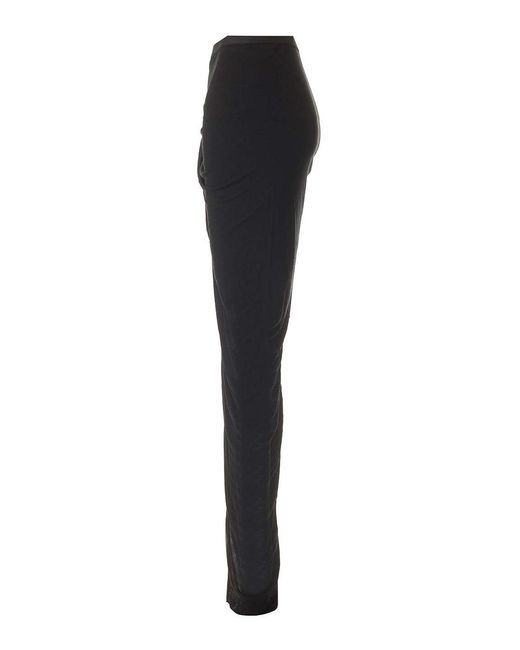 Rick Owens Black Edfu Long Skirt