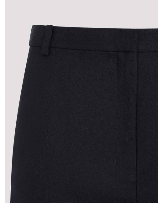 Theory Black Midi Skirt