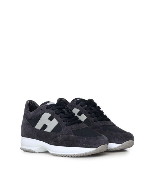 Hogan Blue Interactive Sneakers for men