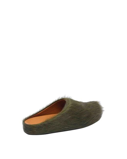 Marni Green Fussbett Mules for men