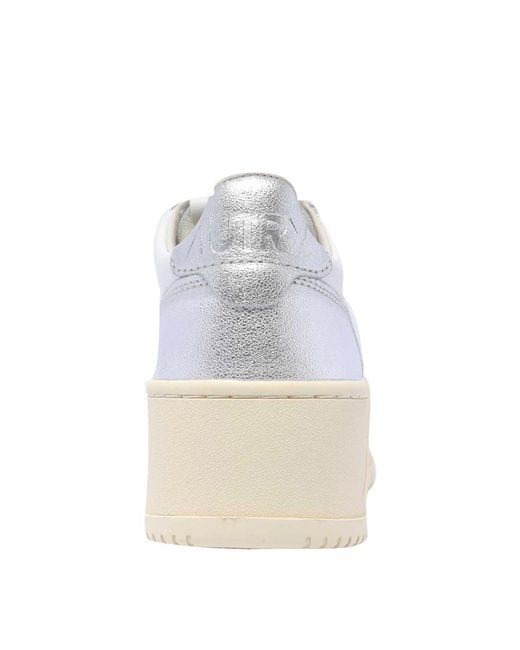 Autry White Trainers