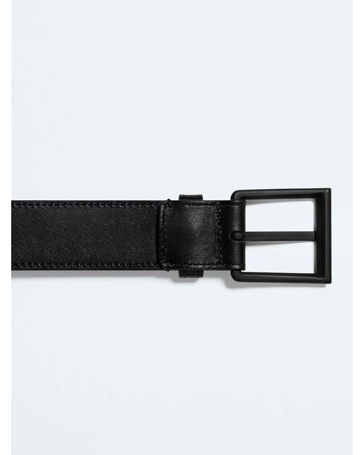 Bottega Veneta Black Intrecciato Belt for men