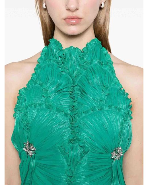 Costarellos Green Midi Dress