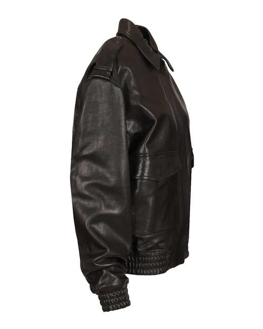 Arma Black Astral Leather Jacket