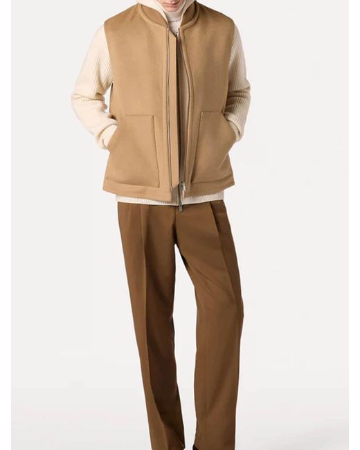 Lardini Natural Bomber for men
