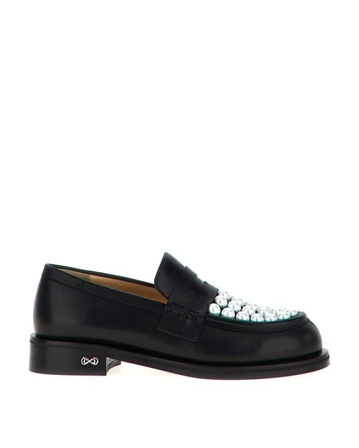 Mach & Mach Black Sirene Loafers