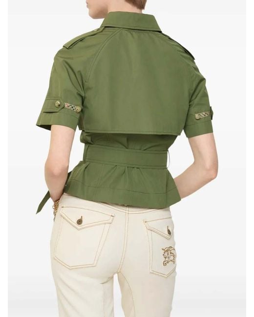 Burberry Green 'Liv' Top