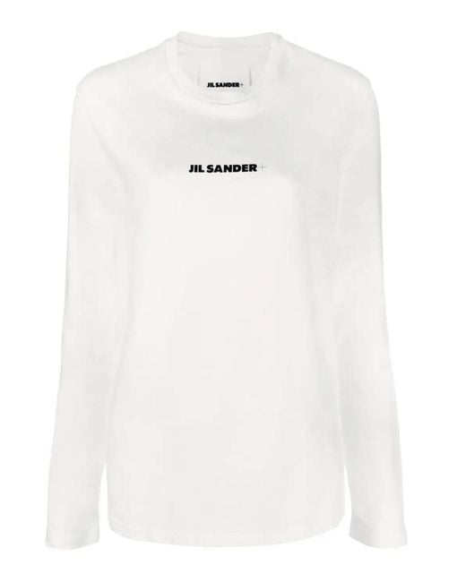 Jil Sander White Crew Neck