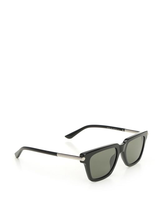 McQueen Gray Square Sunglasses for men