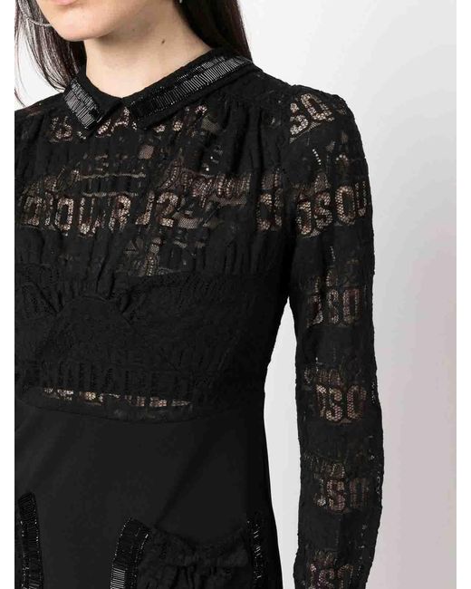 DSquared² Black Mini Dresses