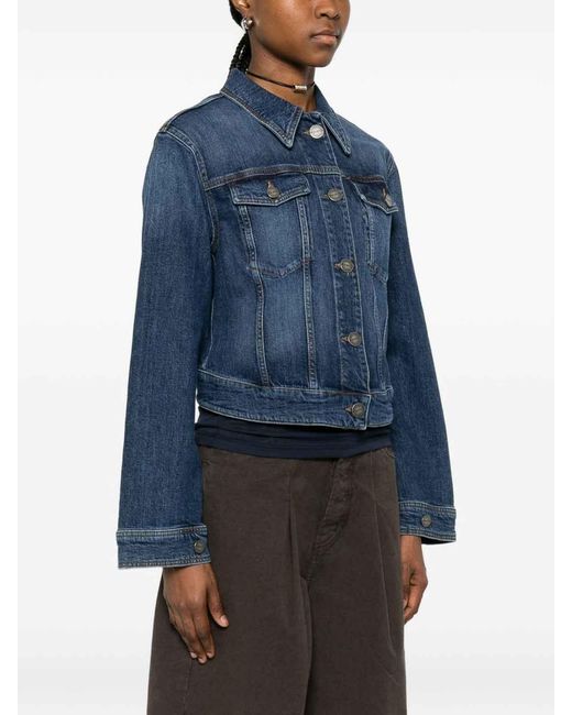 Pinko Blue Puffer Jacket