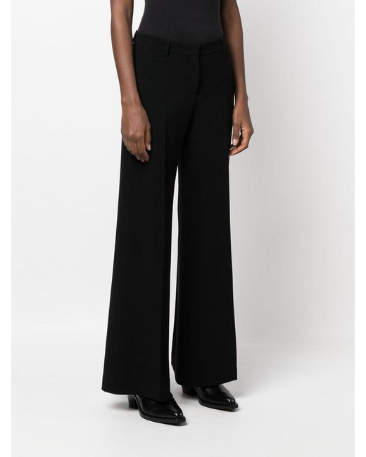 Alberto Biani Black Flared Trousers