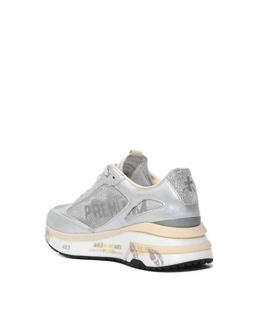 Premiata White Moerund 8084 Sneakers