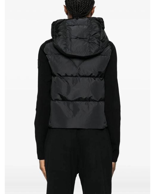 Canada Goose Black Hybridge Wide Quilt Knit Hoody