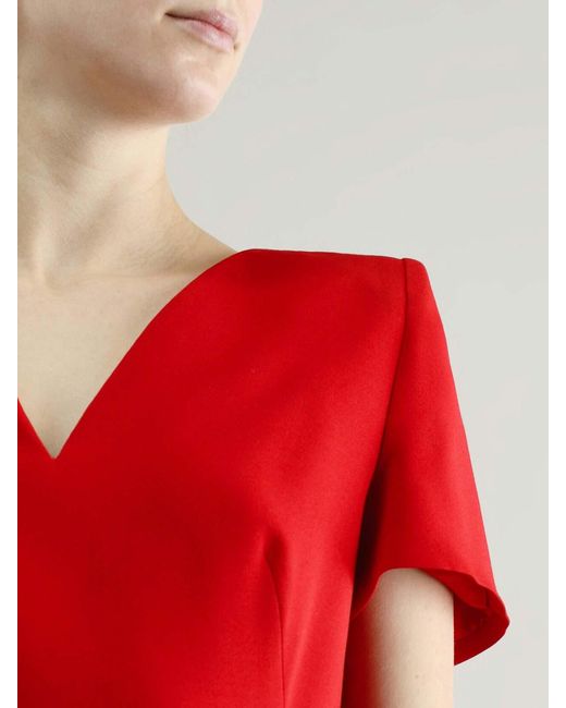 McQueen Red Mini Dress