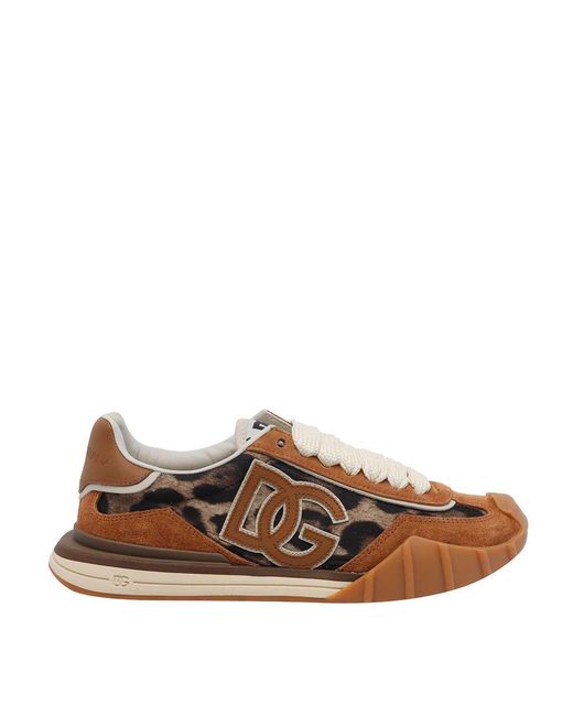 Dolce & Gabbana Brown Sneakers