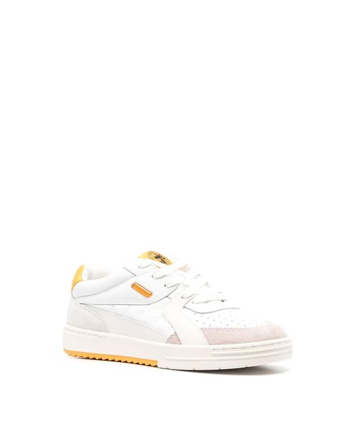 Palm Angels White Palm University Low-top Sneakers for men