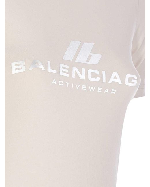 Balenciaga Pink Actiwear Fitted T-Shirt