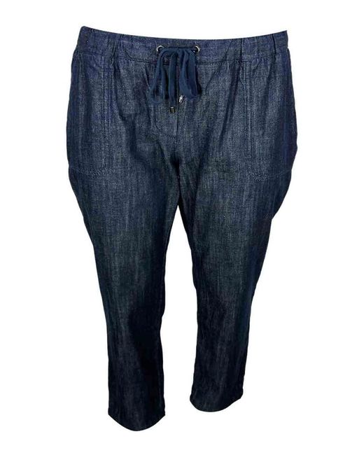 Lorena Antoniazzi Blue Trousers
