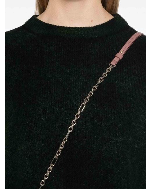 Avant Toi Black Wool Adn Cashmere Blend Crewneck Sweater