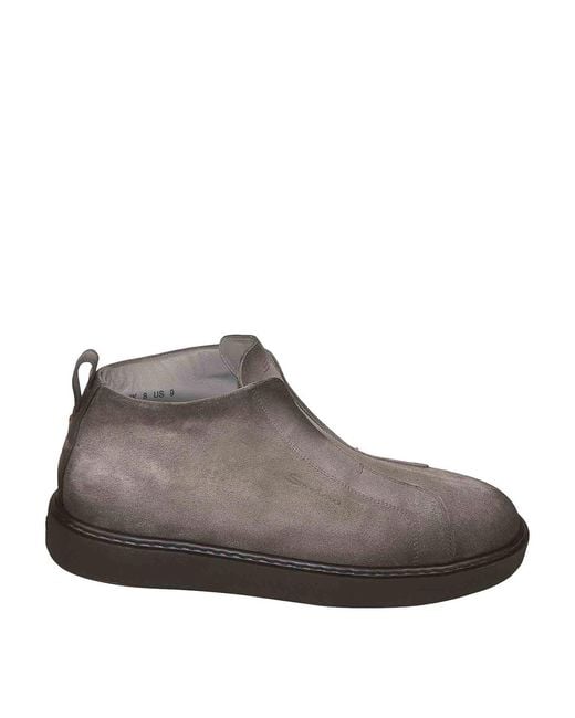 Santoni Brown Ankle Boots for men