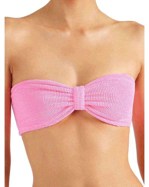 Hunza G Pink Jean Bikini Bubblegum