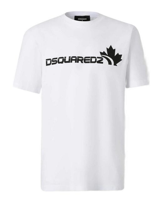 DSquared² White Regular Fit Tee for men