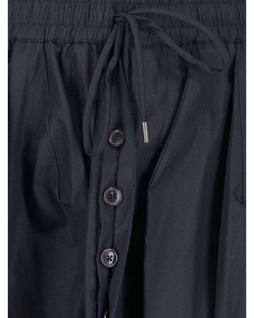 Vivienne Westwood Blue Wide Cotton Trousers for men
