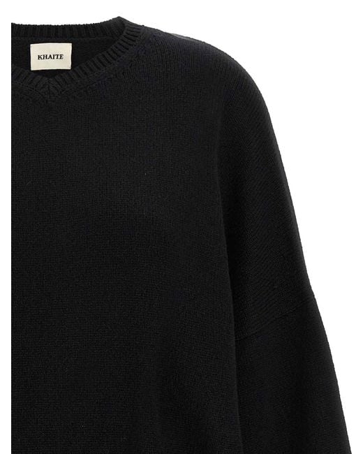 Khaite Black 'Wolfe' Sweater