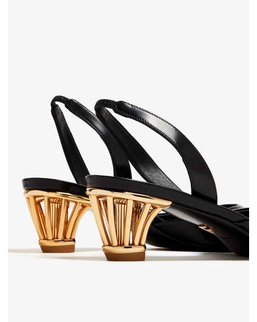 Ferragamo Black Sandals