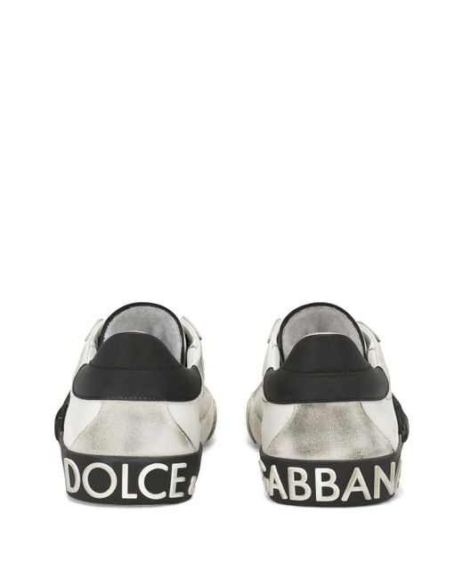 Dolce & Gabbana White Classic Lace-Up Sneakers For for men