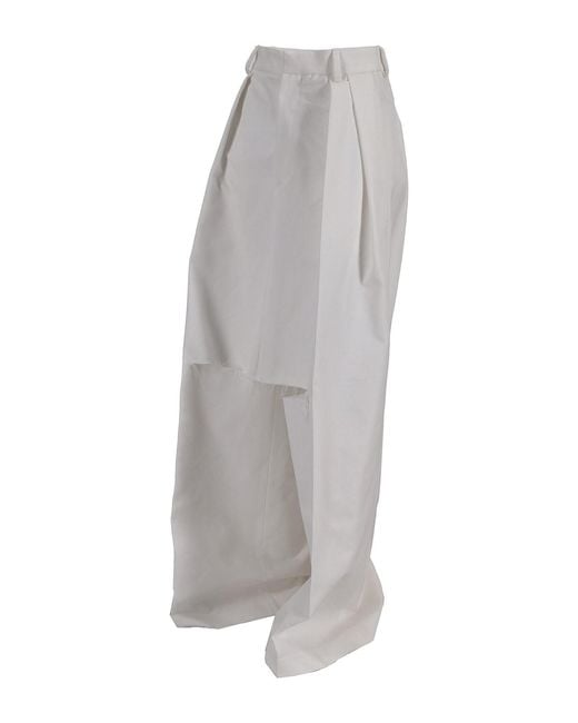 Niccolò Pasqualetti White Brezza Skirtrousers