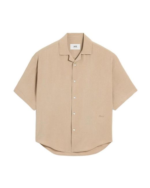 AMI Natural Camp Short Sleeved Shirt for men