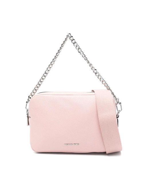 Michael Kors Pink Brayant Md Chain Crossbody