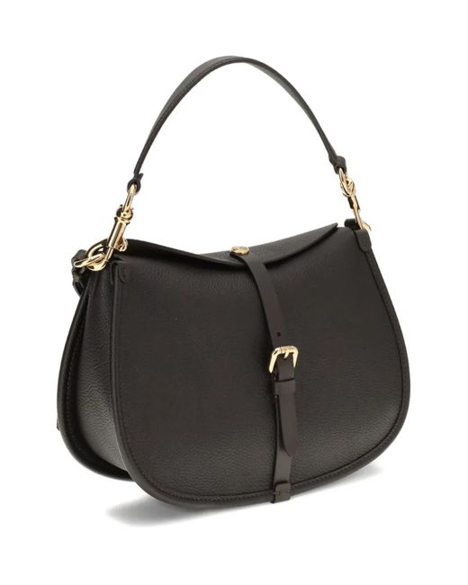 Etro Black Crossbody Pony Medium Bag