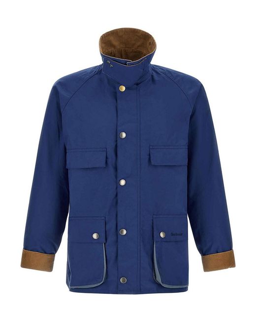Barbour Blue Paul Smith Loves Jacket for men
