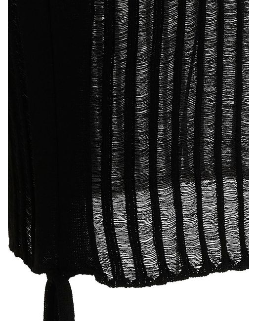 ANDREADAMO Black Cut-Out Dress