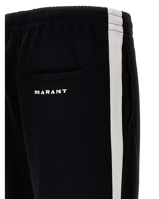 Isabel Marant Black Ryamy Joggers for men
