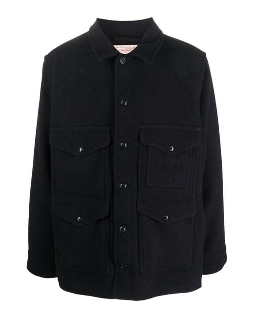 Filson Black Wool Jacket for men